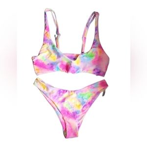 Shein Tie-dye Swimsuit L